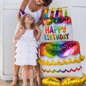 AirLoonz Happy Birthday folieballon 134cm