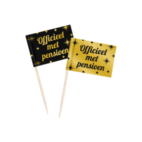 Pensioen Classy - Cocktail Prikkers - 50 stuks
