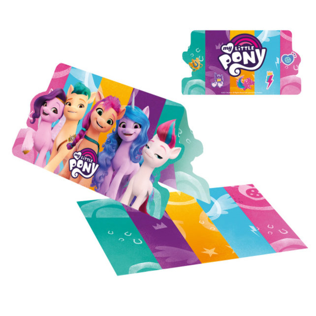 8 uitnodigingen met envelop My Little Pony