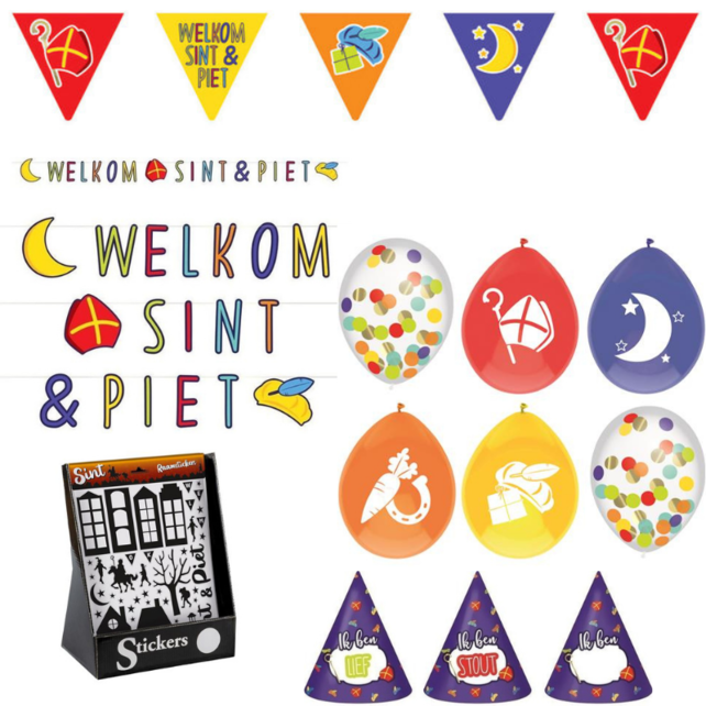 Sinterklaas versiering pakket (pakket 3)