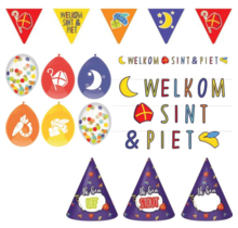 Welkom Sint & Piet versiering (pakket 2)