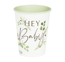 Hey baby! kartonnen bekers - merk Ginger Ray