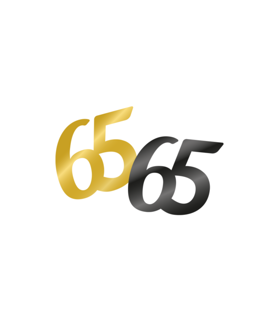 Tafelconfetti 65  jaar