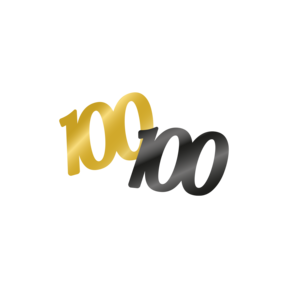 Tafelconfetti 100  jaar