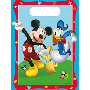 6 uitdeelzakjes – Mickey Rock the house