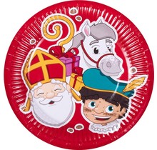 Sinterklaasborden 10 stuks 18cm