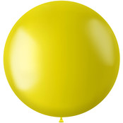 Ballon XL Radiant Zesty Yellow Metallic - 78 cm
