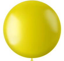 Ballon XL Radiant Zesty Yellow Metallic - 78 cm