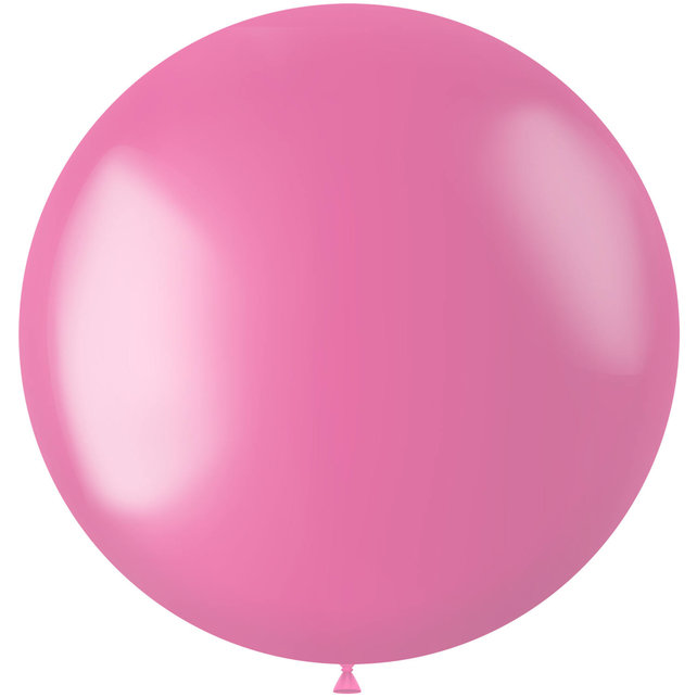 Ballon XL Radiant Bubblegum Pink Metallic - 78 cm