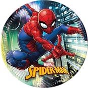 Spiderman papieren bordjes, 23cm