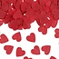 Party Deco Confetti hartjes rood van papier