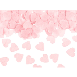 Onderdrukker Poort passagier Confetti hartjes roze van papier