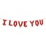 Party Deco I love you folieballon set