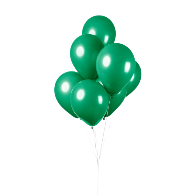 Ballonnen Donker Groen - 25 stuks - 30cm