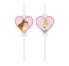 Disney Prinsessen rietjes met afbeelding 4 stuks