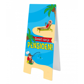 Pensioen Cartoon - Warningsign