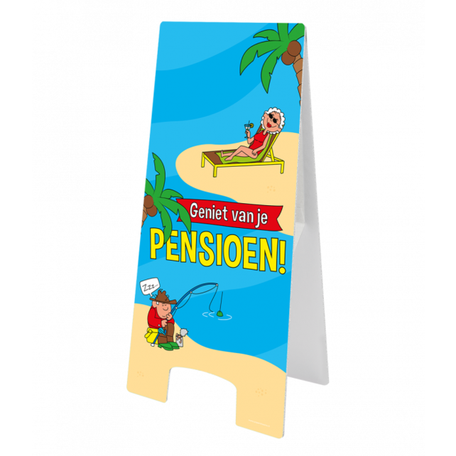 Pensioen Cartoon - Warningsign Pensioen Cartoon - Warningsign