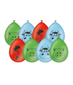 Boerderij - Ballonnen - 8 stuks - 30cm Boerderij - Ballonnen - 8 stuks - 30cm