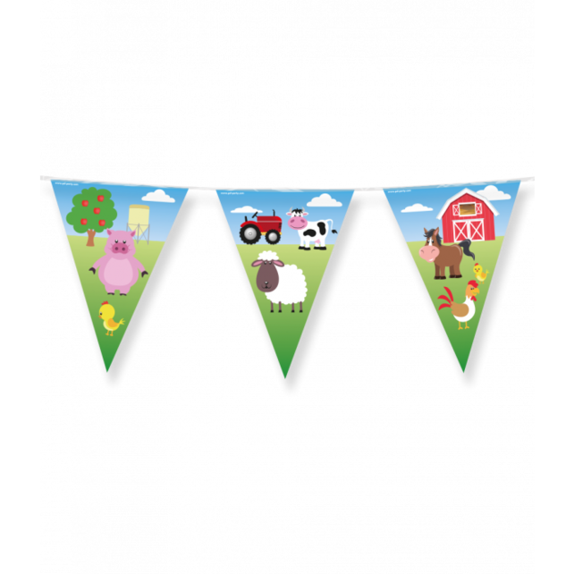 Boerderij - Vlaggenlijn - 10 meter