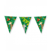 Jungle Dieren - Vlaggenlijn - 10 meter