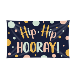 Hip Hip Hooray - Gevelvlag