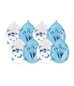 Delftsblauw - Ballonnen - 8 stuks - 30cm