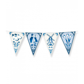 Delftsblauw - Vlaggenlijn - 10 meter
