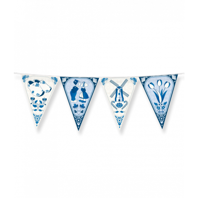 Delftsblauw - Vlaggenlijn - 10 meter