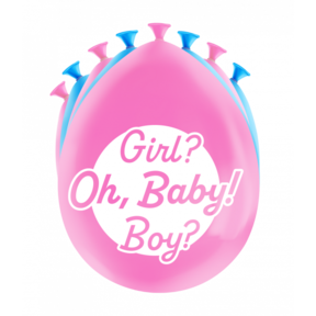 Gender Reveal - Ballonnen - 8 stuks - 30cm