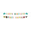 Folat Letterslingers Zoo Party - Happy Birthday Party Animal