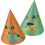 Folat Hoedjes Papier Dino Roars - 6 stuks