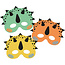 Folat Maskers Dino Roars - 6 stuks
