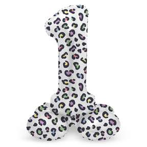 Staande Folieballon Cijfer 1 Bright Panther - 72 cm