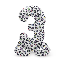 Staande Folieballon Cijfer 3 Bright Panther - 72 cm
