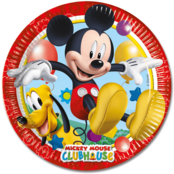 Playful Mickey Papieren borden 20cm