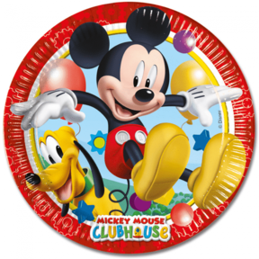 Playful Mickey Papieren borden 20cm