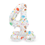 Folat Staande Folieballon Cijfer 4 Joyful Party - 41 cm