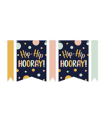 Hip Hip Hooray - Vlaggenlijn - 6 meter