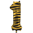 Folat Folieballon Cijfer 1 Tiger Chic - 86 cm