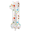 Folat Folieballon Cijfer 1 Joyful Party - 86 cm