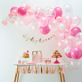 Ballonnenboog roze Ginger Ray