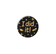 Geslaagd button I did it