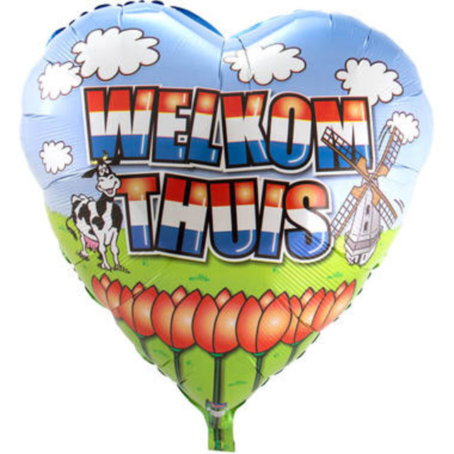 Welkom Thuis Holland - Folieballon - 74cm Welkom Thuis Holland - Folieballon - 74cm
