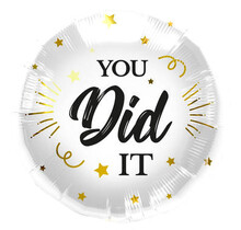 Geslaagd You did it Folieballon 45 cm