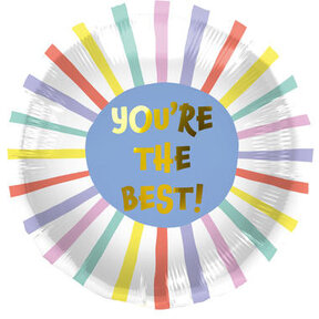 Geslaagd folieballon You're the best 45cm