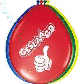 Geslaagd ballonnen