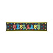 Geslaagd spandoek 180 x 40cm Geslaagd spandoek 180 x 40cm