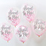 Ginger Ray Confetti ballonnen About To Pop roze Oh Baby! 5 stuks 30cm