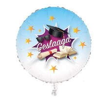 Folieballon geslaagd 45 cm