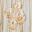 Ginger Ray Gouden confetti ballonnen 5 stuks 30cm